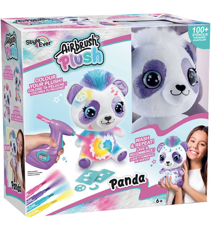 Airbrush Plush Kuscheltier - 23 cm - DYI Panda - Airbrush Plush - One Size - Kuscheltiere Airbrush Plush Kuscheltier - 23 cm - DYI Panda - Airbrush Plush - One Size - Kuscheltiere von Airbrush Plush