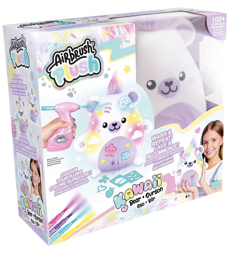 Airbrush Plush Kuscheltier - 23 cm - Kawaii Bear - Airbrush Plush - One Size - Kuscheltiere Airbrush Plush Kuscheltier - 23 cm - Kawaii Bear - Airbrush Plush - One Size - Kuscheltiere von Airbrush Plush