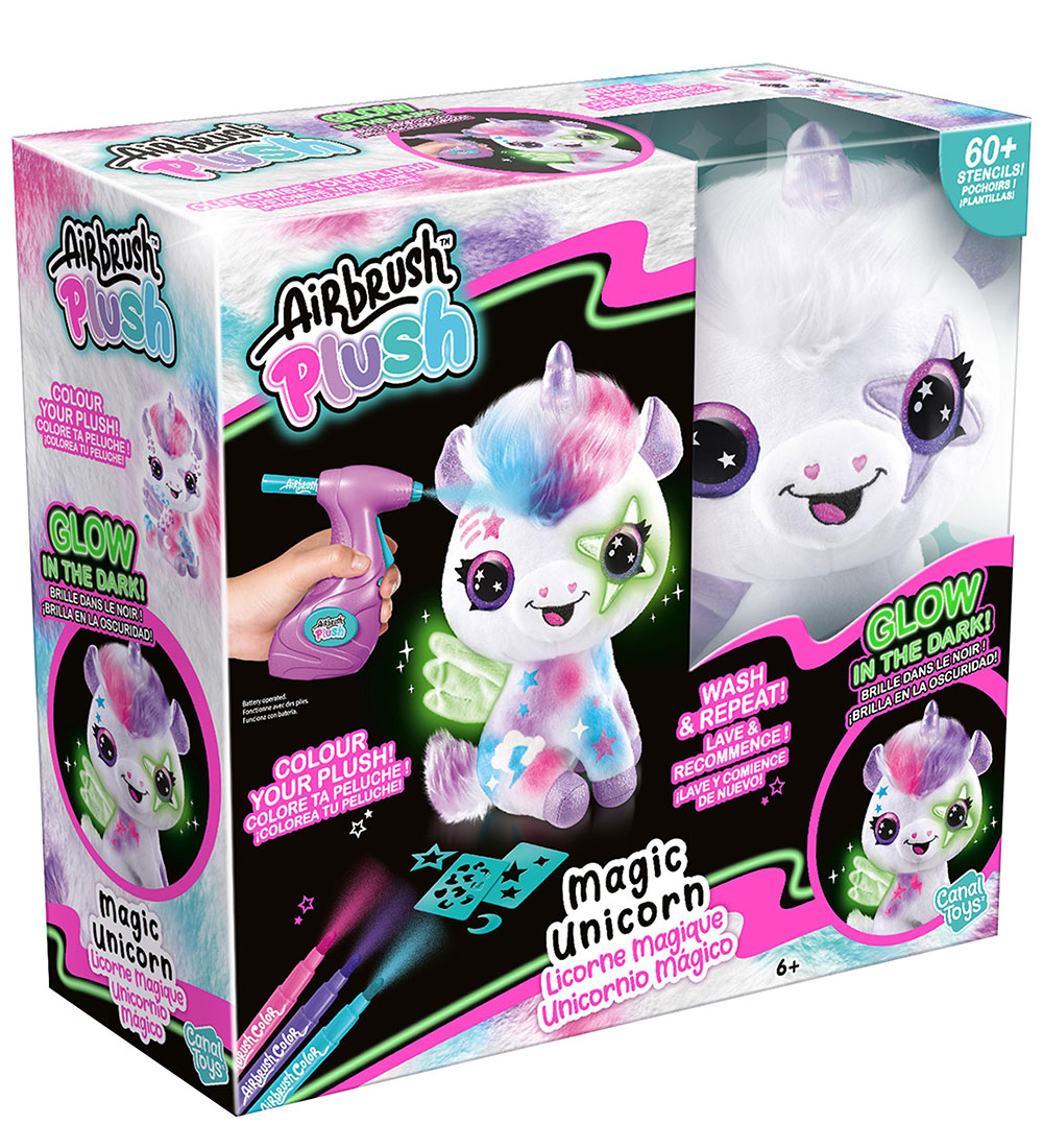 Airbrush Plush Kuscheltier - DYI - Magie Unicorn - Airbrush Plush - One Size - Kuscheltiere Airbrush Plush Kuscheltier - DYI - Magie Unicorn - Airbrush Plush - One Size - Kuscheltiere von Airbrush Plush
