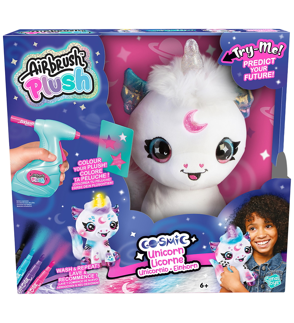 Airbrush Plush Kuscheltier m. Kerze - 27 cm - Kosmisches Einhorn - Airbrush Plush - One Size - Kuscheltiere Airbrush Plush Kuscheltier m. Kerze - 27 cm - Kosmisches Einhorn - Airbrush Plush - One Size - Kuscheltiere von Airbrush Plush