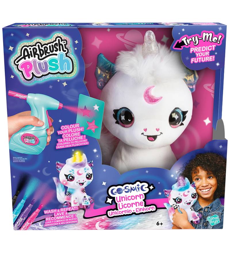 Airbrush Plush Kuscheltier m. Kerze - 27 cm - Kosmisches Einhorn - Airbrush Plush - One Size - Kuscheltiere Airbrush Plush Kuscheltier m. Kerze - 27 cm - Kosmisches Einhorn - Airbrush Plush - One Size - Kuscheltiere von Airbrush Plush