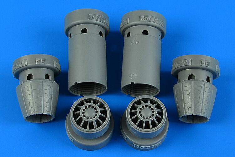 F/A-18E/F Super Hornet - Exhaust nozzles - opened [HobbyBoss] von Aires Hobby Models