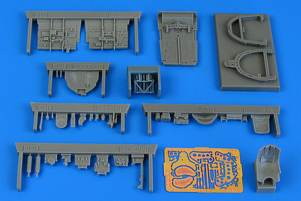 Macchi C.205V Veltro Serie I - Cockpit set [Hasegawa] von Aires Hobby Models