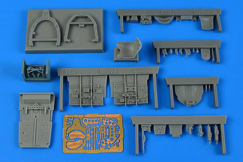 Macchi MC.202 - Cockpit set - early version [Hasegawa] von Aires Hobby Models