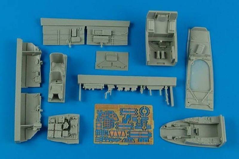 Messerschmitt Me 410 B-2/U4 - Cockpit Set [Meng Models] von Aires Hobby Models