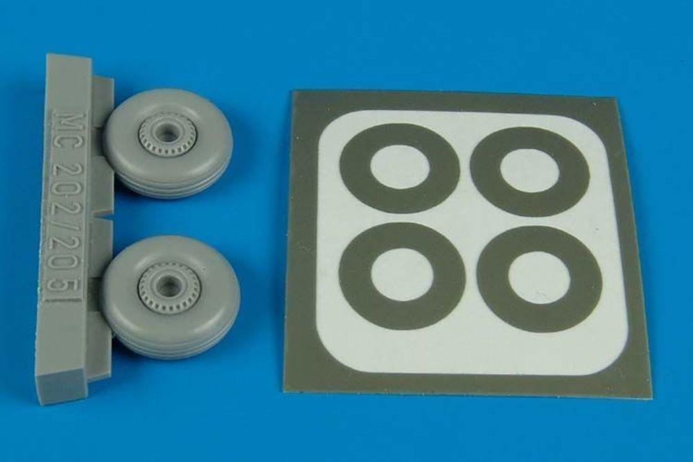 Macchi MC 202/205 - Wheel & paint masks Macchi MC 202/205 - Wheel & paint masks von Aires