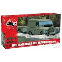 AIRFIX A02324 1:76 LWB Landrover & Trailer von Airfix