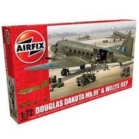AIRFIX A09008 1:72 Douglas Dakota Mk.III und Willys Jeep AIRFIX A09008 1:72 Douglas Dakota Mk.III und Willys Jeep von Airfix