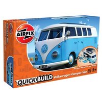 AIRFIX J6024 QUICKBUILD VW Kamper Bully, blau von Airfix