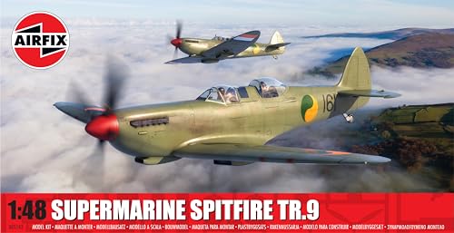 Airfix - 1/48 Supermarine Spitfire Tr.9 - Plastik-Modellbau - Maßstab: 1:48 von Airfix