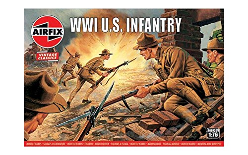 Airfix A00729V 1/76 US Infanterie Figuren WWI U.S. Infantry, Vintage Classics, grau Airfix A00729V 1/76 US Infanterie Figuren WWI U.S. Infantry, Vintage Classics, grau von Airfix
