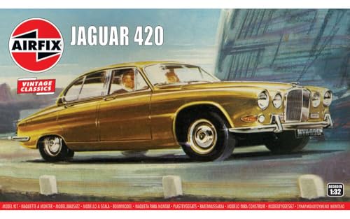 Airfix A03401V 420-Maßstab 1:32 Vintage Classics Modellbausatz 1/32 Jaguar 420, Mehrfarbig Airfix A03401V 420-Maßstab 1:32 Vintage Classics Modellbausatz 1/32 Jaguar 420, Mehrfarbig von Airfix