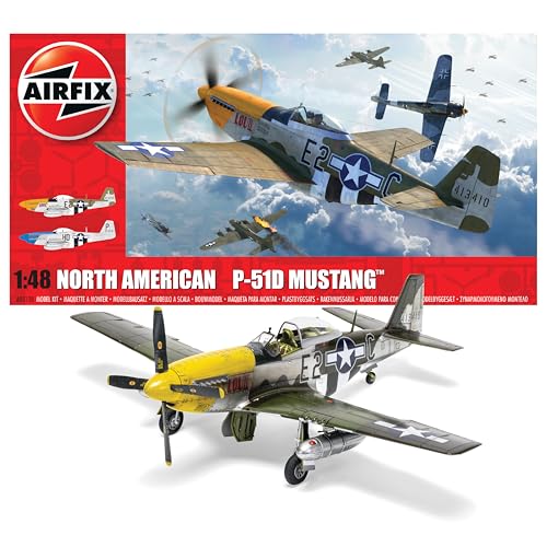 North American P51-D Mustang (Filletless Tails) Modellbausatz von Airfix