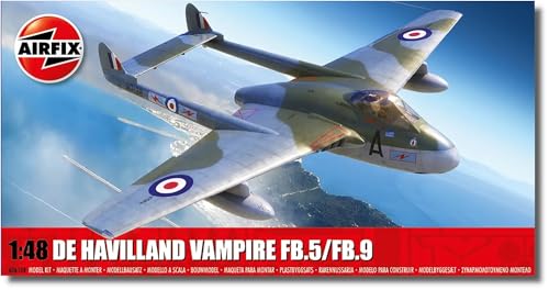 de Havilland Vampire FB.5/FB.9 Modellbausatz de Havilland Vampire FB.5/FB.9 Modellbausatz von Airfix
