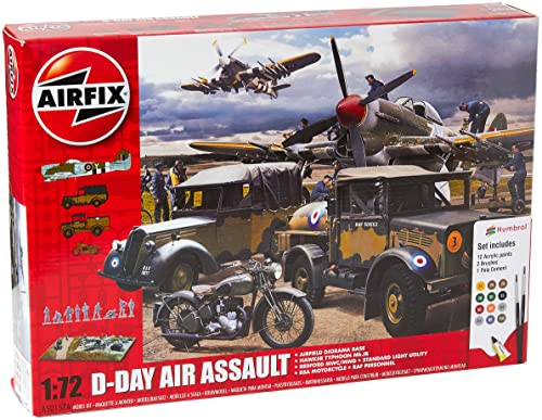 Airfix A50157A 1/76 75 Jahre D-Day, Geschenk-Set, Luftangriff Hitler Modellbausatz, Multi, 1: 72 Scale Airfix A50157A 1/76 75 Jahre D-Day, Geschenk-Set, Luftangriff Hitler Modellbausatz, Multi, 1: 72 Scale von Airfix