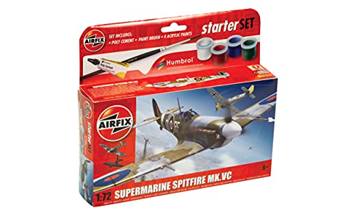 Airfix A55001 1/72 Small Beginners Set Supermarine Spitfire Mk.Vc, Mehrfarbig Airfix A55001 1/72 Small Beginners Set Supermarine Spitfire Mk.Vc, Mehrfarbig von Airfix
