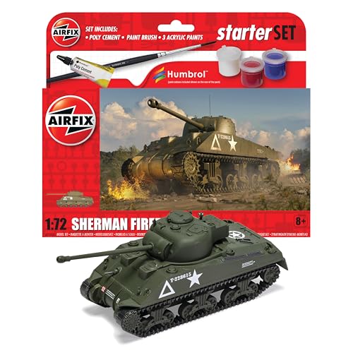 Airfix A55003 1/72 Small Beginners Set Sherman Firefly, Mehrfarbig Airfix A55003 1/72 Small Beginners Set Sherman Firefly, Mehrfarbig von Airfix