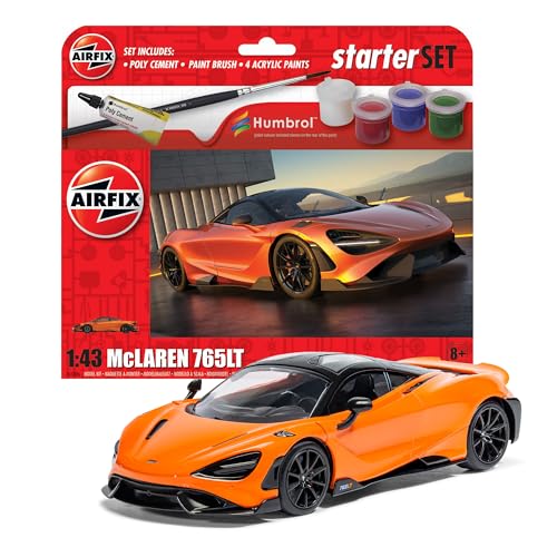 Airfix 1/43 Starter Set - McLaren 765 von Airfix