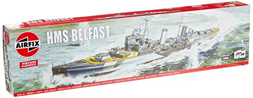 HMS Belfast Kriegsschiff-Modellbausatz von Airfix