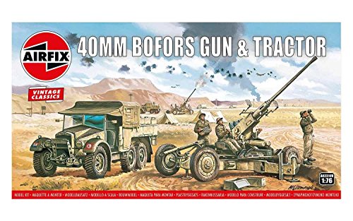Bofors 40mm Gun & Tractor Flakgeschütz und Fahrzeug Modellbausatz, Grau Bofors 40mm Gun & Tractor Flakgeschütz und Fahrzeug Modellbausatz, Grau von Airfix