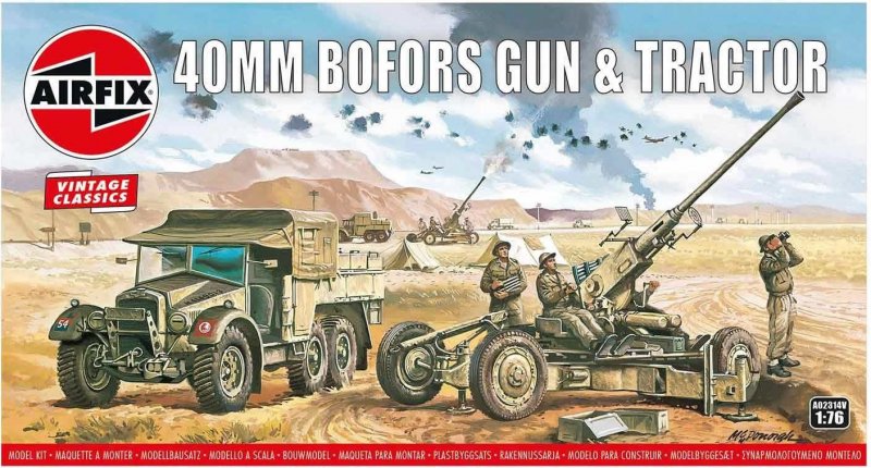 Bofors 40mm Gun & Tractor - Vintage Classics Bofors 40mm Gun & Tractor - Vintage Classics von Airfix
