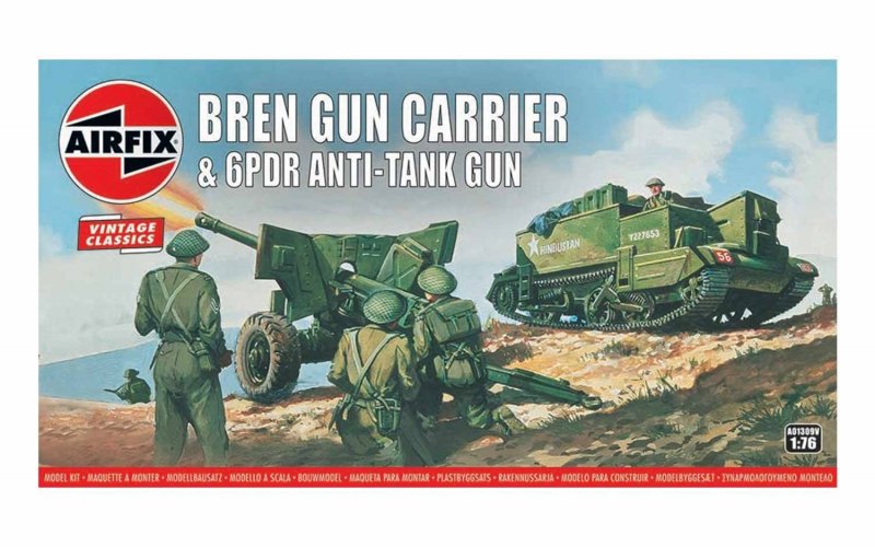 Bren Gun Carrier& 6 pdr AT Gun - Vintage Classics Bren Gun Carrier& 6 pdr AT Gun - Vintage Classics von Airfix