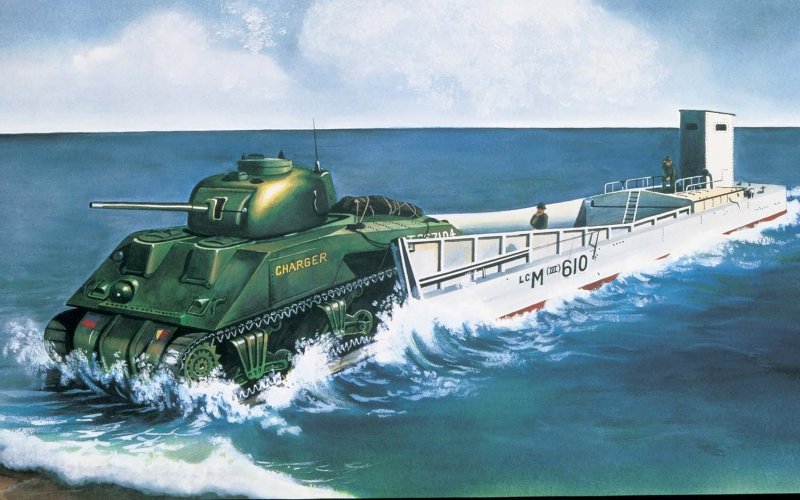 LCM3 & Sherman Tank - Vintage Classics LCM3 & Sherman Tank - Vintage Classics von Airfix