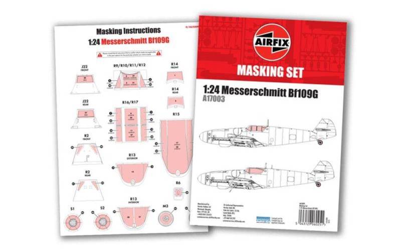 Masking Set - Messerschmitt Bf109G-5/G-6 von Airfix