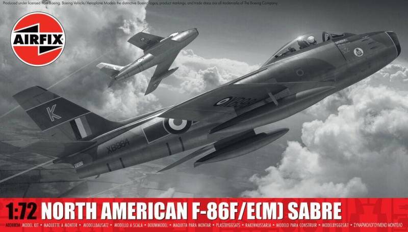 North American F-86F/E(M) Sabre von Airfix