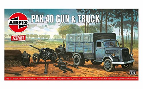 Pak 40 Gun & Truck Panzerabwehrkanone und Lastwagen, Modellbausatz Pak 40 Gun & Truck Panzerabwehrkanone und Lastwagen, Modellbausatz von Airfix