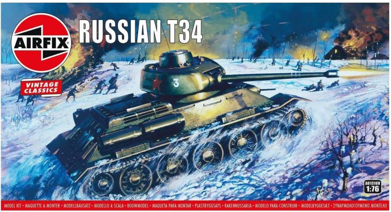 Russian T-34 Medium Tank - Vintage Classics Russian T-34 Medium Tank - Vintage Classics von Airfix