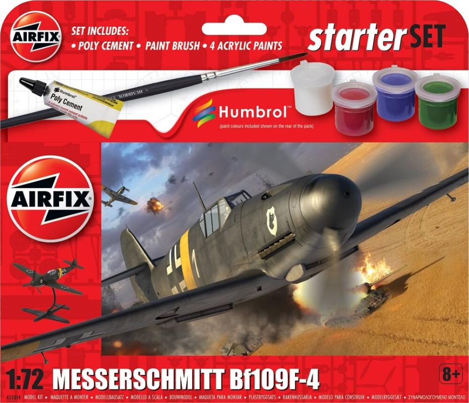 Starter Set - Messerschmitt Bf 109F-4 Starter Set - Messerschmitt Bf 109F-4 von Airfix