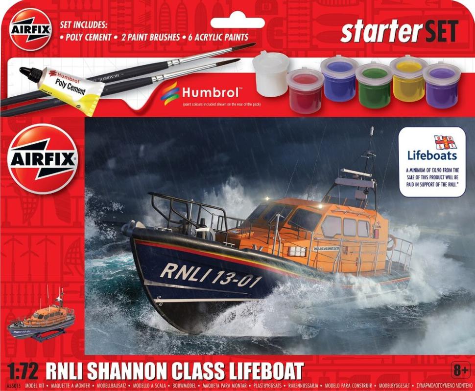 Starter Set - RNLI Shannon Class Lifeboat Starter Set - RNLI Shannon Class Lifeboat von Airfix
