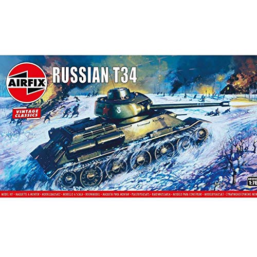 T-34 Sowjetischer Panzer, Modellbausatz, Grau T-34 Sowjetischer Panzer, Modellbausatz, Grau von Airfix