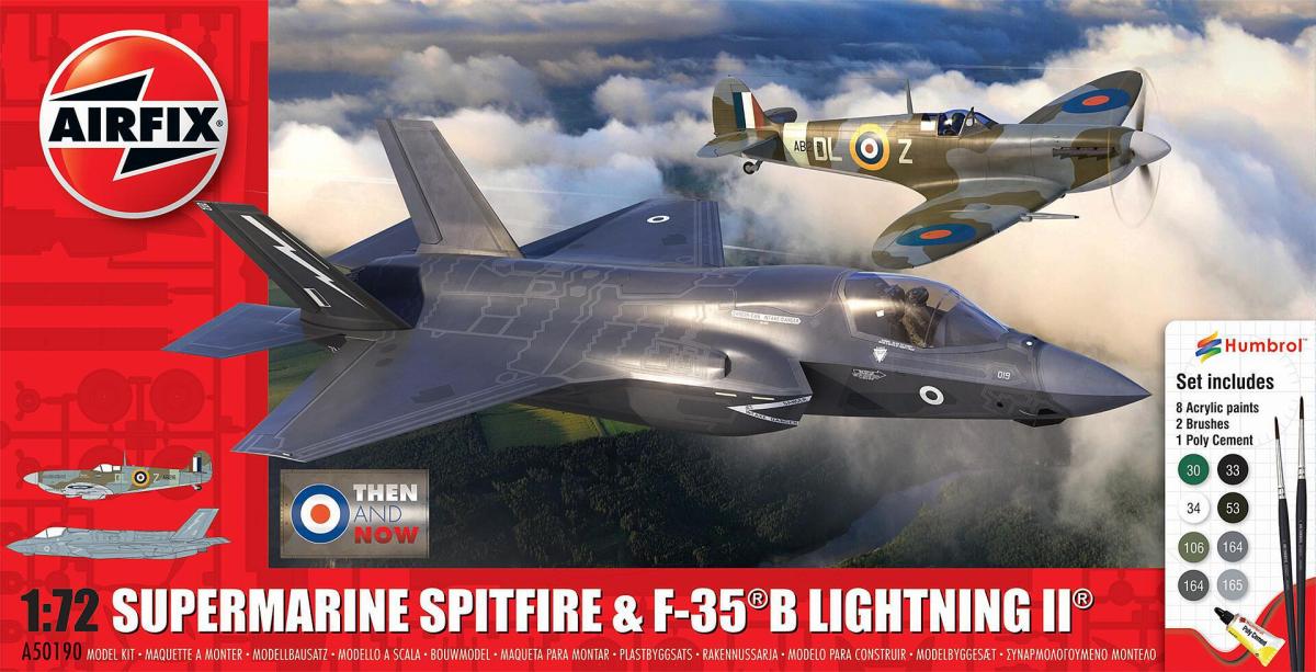 Then and Now - Spitfire Mk.Vc & F-35B Lightning II Then and Now - Spitfire Mk.Vc & F-35B Lightning II von Airfix