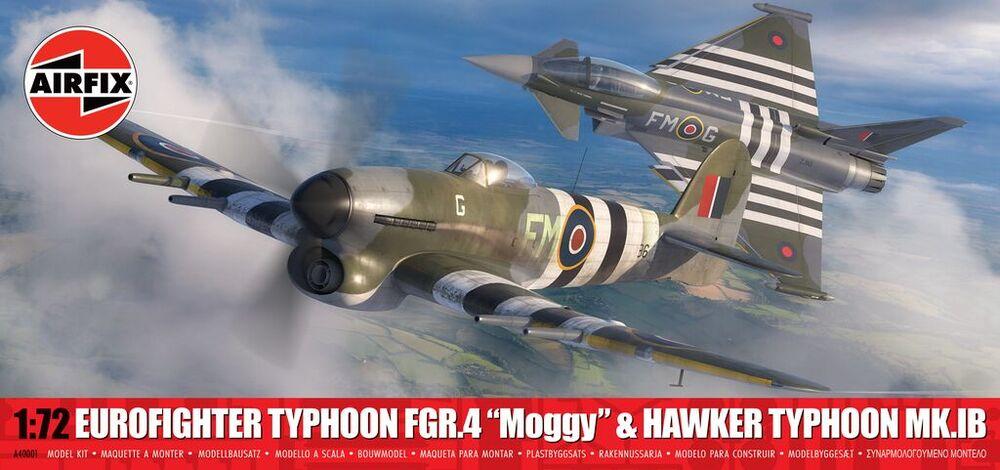 Twin Pack - Eurofighter Typhoon FGR.4 (FMOG) + Hawker Typhoon Mk.Ib von Airfix