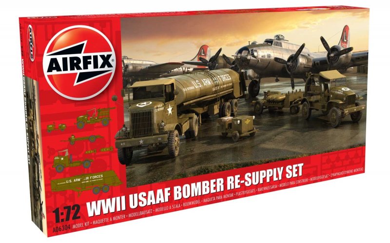 USAAF 8TH Airforce Bomber Resupply Set USAAF 8TH Airforce Bomber Resupply Set von Airfix