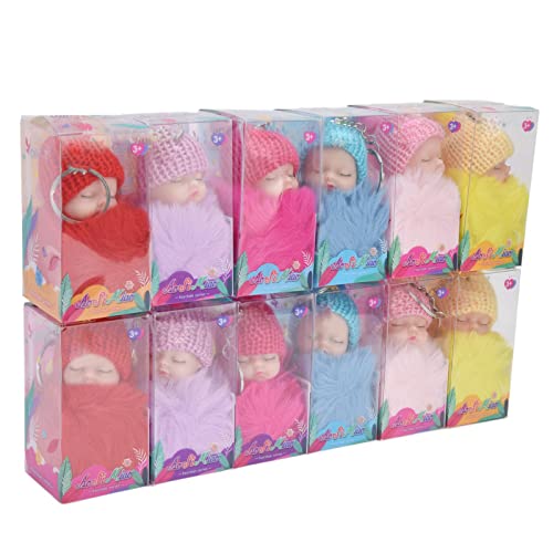 Airshi Puppen-Schlüsselanhänger, Mini-Prinzessin, Mini-Puppen für Handtasche, DIY-Charm-Anhänger von Airshi