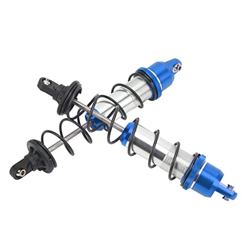 Airshi RC-Stoßdämpfer, Aluminiumlegierung RC-Front-Heck-Dämpfer 2-teilige Höhenverstellung für 1/5 RC-Car (Dunkelblau) von Airshi