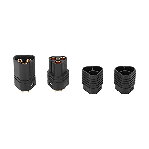 Airshi Stecker und Buchse, Müheloser Solider MT60-Stecker mit Rutschfester Kappe für RC-Modelle Airshi Stecker und Buchse, Müheloser Solider MT60-Stecker mit Rutschfester Kappe für RC-Modelle von Airshi