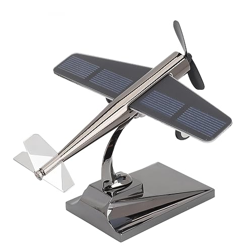 Solarflugzeug, Stabile Basis, Zinklegierungs-Kunststoff-Solarflugzeugmodell mit Schrauben für Auto Solarflugzeug, Stabile Basis, Zinklegierungs-Kunststoff-Solarflugzeugmodell mit Schrauben für Auto von Airshi