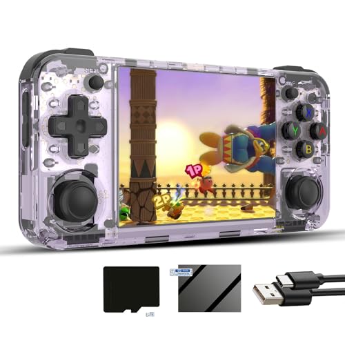 RG35XX H Linux Retro Handheld Game Console 35xx H with a 64G Card Pre-Loaded 5570 Games,RG35XXH 3.5'' IPS Screen Supports 5G WiFi Bluetooth HDMI and TV Output von Airuidas