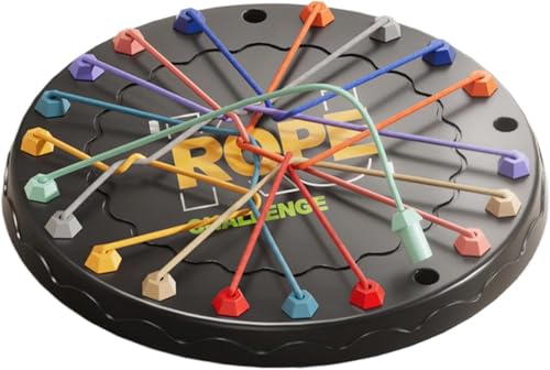 Aischens Brainy Knots Rope Untangling, Seilspiel Brainy Knots Spiel Lernspiel für Kinder, Knobelspiel mit Seil Logik Strategiespiel, Tisch Strategie Brettspiel, Familienspiele für Kinder Erwachsene Aischens Brainy Knots Rope Untangling, Seilspiel Brainy Knots Spiel Lernspiel für Kinder, Knobelspiel mit Seil Logik Strategiespiel, Tisch Strategie Brettspiel, Familienspiele für Kinder Erwachsene von Aischens