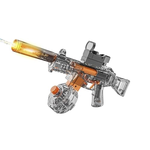 Graue Elektro-Wasserpistole 1200mAh Maschinenpistole mit Blitzeffekten, Leistungsstark für Erwachsene & Kinder, Selbstsaugender 500ml Tank Strand Pool Nachttoy Graue Elektro-Wasserpistole 1200mAh Maschinenpistole mit Blitzeffekten, Leistungsstark für Erwachsene & Kinder, Selbstsaugender 500ml Tank Strand Pool Nachttoy von Aischens