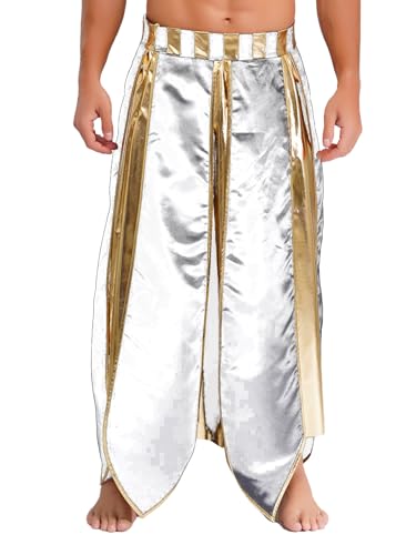 Aislor Pharao Kostüm Herren Rock Ägypter Kostüm Männer Halloween Ägyptische Antike Kostüme Karneval Faschingkostüm Weiß 3XL Aislor Pharao Kostüm Herren Rock Ägypter Kostüm Männer Halloween Ägyptische Antike Kostüme Karneval Faschingkostüm Weiß 3XL von Aislor