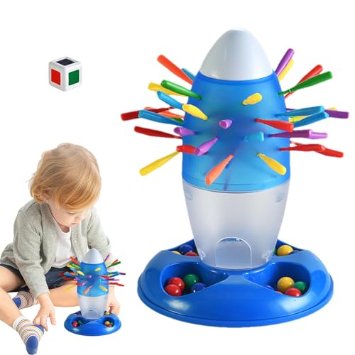 Aisyrain Familienspiel für Kinder und Erwachsene, lehrreiches Familienspiel - Kreative Kinder-Brettspiele, Montessori-Spiel mit bunten Stöcken - Lustiges multifunktionales Stick-Balance-Spiel, von Aisyrain