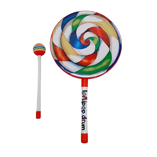 Lutschertrommel für Kinder - Lollipop-Trommelspielzeug | Langlebiges Vorschulspielzeug, Musikspielzeug zur Hand-Auge-Koordination für Kinder, Mädchen, Vorschullernen ab 3 Jahren von Aisyrain