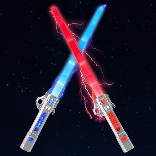 2 Stück Laserschwert Kinder, 24 Farben USB-C Lade Lichtschwert mit Kampf Soundeffekten, 2 in 1 Retractable Lichtschwert Duell Schwert für Kinder Erwachsene Geschenk Halloween Weihnachten Cosplay 2 Stück Laserschwert Kinder, 24 Farben USB-C Lade Lichtschwert mit Kampf Soundeffekten, 2 in 1 Retractable Lichtschwert Duell Schwert für Kinder Erwachsene Geschenk Halloween Weihnachten Cosplay von Aitsite