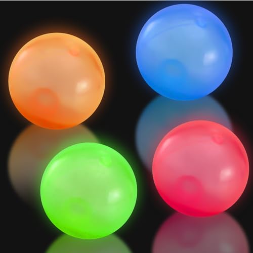 4 Stück Stressball , 6cm Leuchtend Antistressball Quetschball, Anti Stress bälle Fidget Toy für Kinder Erwachsene ADHD Autismus(Zufällige Farbe) 4 Stück Stressball , 6cm Leuchtend Antistressball Quetschball, Anti Stress bälle Fidget Toy für Kinder Erwachsene ADHD Autismus(Zufällige Farbe) von Aitsite
