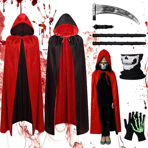 Aitsite Kostüm Vampir Kinder Mädchen, Halloween Kostüm Vampir Jungs, Kostüm Halloween Vampierumhang, Teufekostüm für Halloween Partys und Familienfeier (90cm) Aitsite Kostüm Vampir Kinder Mädchen, Halloween Kostüm Vampir Jungs, Kostüm Halloween Vampierumhang, Teufekostüm für Halloween Partys und Familienfeier (90cm) von Aitsite